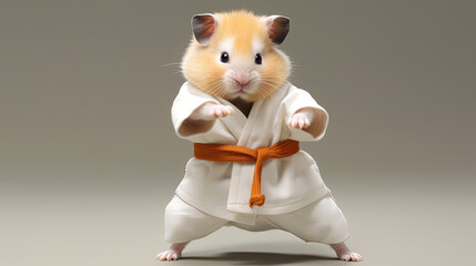 Karate hamster