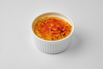 Creme brulee A delicate creamy dessert with a caramel crust