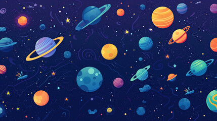 Naklejka premium Pattern design space background
