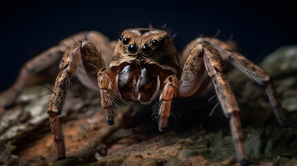 Stealth of the Wolf Spider. Generative AI