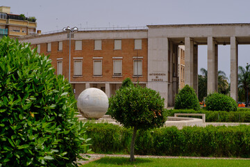 Piazza del Popolo (people's square) in Latina, Italy