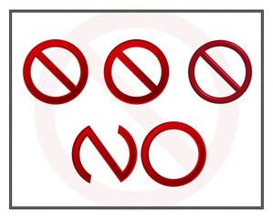 Forbidden sign vector