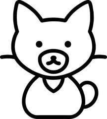 cat icon black