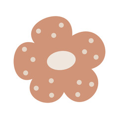 A Cute Clipart Illustration of Baby Nursery With Boho Style. Funny vector illustration for decorating the walls of the nursery. Trendy design in Boho style.