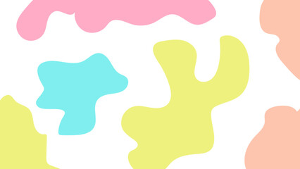 hand drawn background with pastel colors