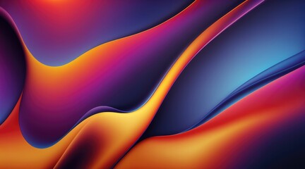 Fototapeta premium Beautiful mesmerize waves of colorful pattern, wavy surfaces, beautiful background, vintage pastel colors ,made with Generative AI