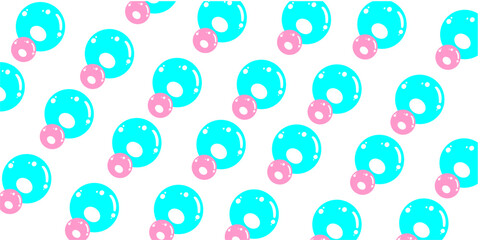bubbles illustration background isolated on white