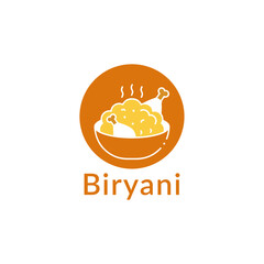 biryani logo design vector templet,