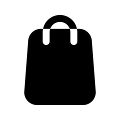 shopping bag glyph icon