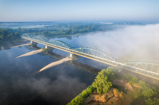 Bydgoszcz - Fordon Bridge in the fog
