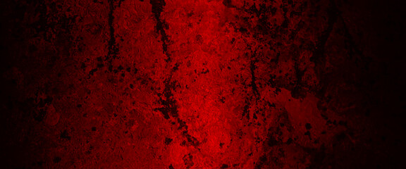 Red Scary background. Dark grunge red texture concrete, scratches concrete wall texture, Scary concrete wall texture as background, dark red for horror background, texture unlimited dark colors.