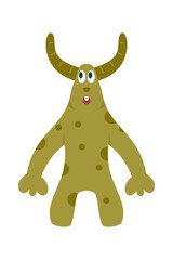Cute monsters character illustration. Funny monster cartoon design illustration design for logo and print product