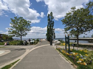 Louis Valentino, Jr. Park and Pier in Red Hook, Brooklyn, NY - June 2023