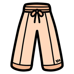 pants filled outline icon style