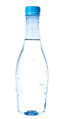 water bottle isolated on white background ,clipping path