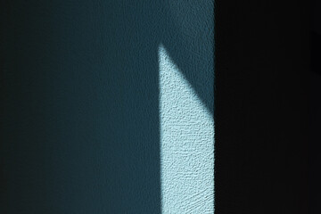 Abstract deep blue minimal architecture background, interior fragment