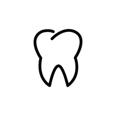 tooth icon on white