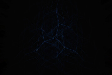 Futuristic abstract background hexagon network pattern geometry shape texture art