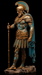 Fototapeta na wymiar statue of a warrior