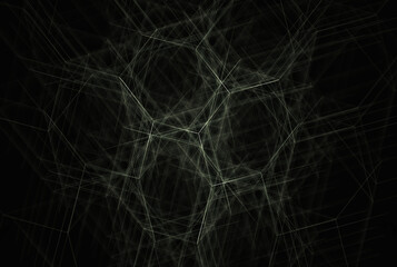 Futuristic abstract background hexagon network pattern geometry shape texture art