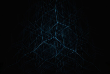 Futuristic abstract background hexagon network pattern geometry shape texture art