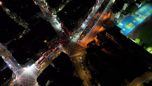 View in Taipei city streets.