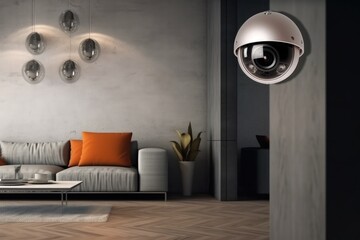 Security Camera in living room 