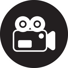 videocamera glyph icon