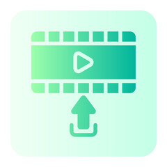 upload gradient icon