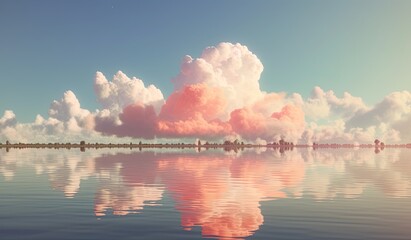 Dreamlike Pond Scene | AI Generated
