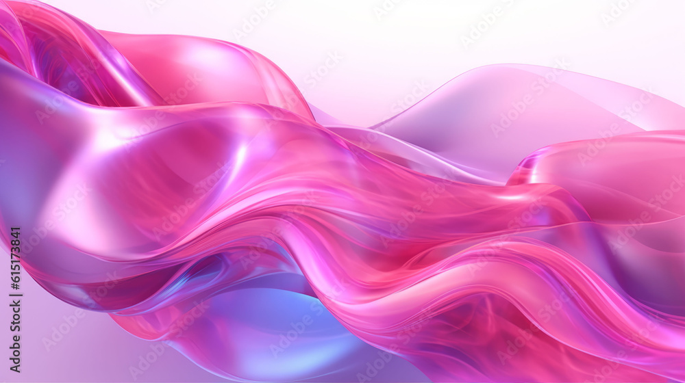 Aufkleber A colorful abstract background with flowing waves and curves