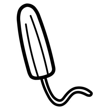tampon line icon style