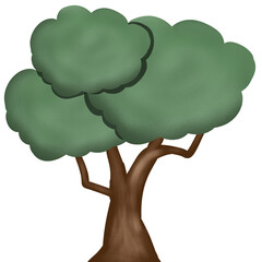 tree with speech bubble