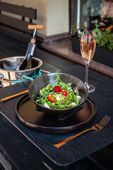 romantic lunch on the terrace