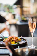 lunch on the summer terrace