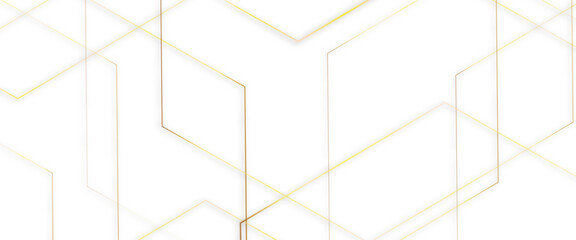 Luxury banner presentation gold line background, abstract gold colors with lines pattern texture business background.