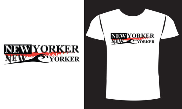 New Yorker T shirt Modern Professional 