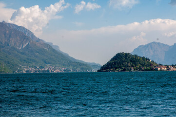 Vedute panoramiche del lago di como
