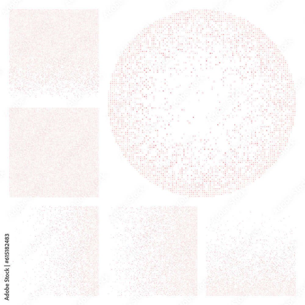 Poster matrix background with a dark pink color theme and gradient geometric patterns. astonishing vector i