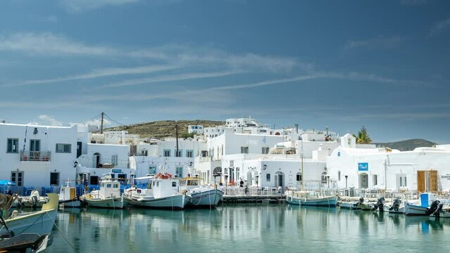Naousa town in paros greece