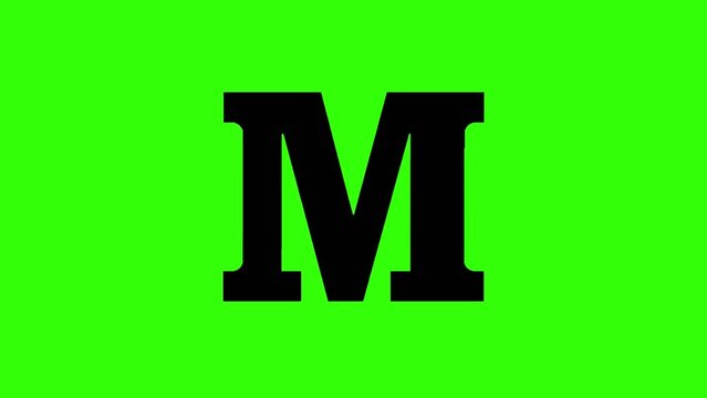 medium black icon background animated, logo symbol, social media green screen