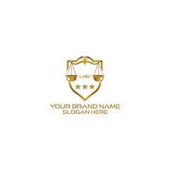 Law logo collection with creative element concept Premium Vector