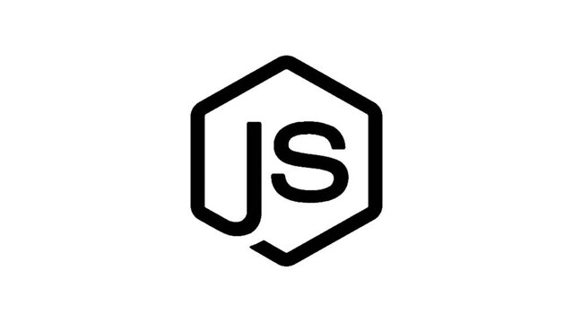 js icon background animated, logo symbol, java, social media, script