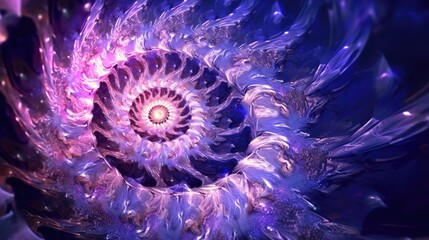 Purple Spiral Background