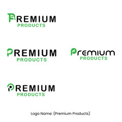 Creative letter p logo design and Vector Illustration