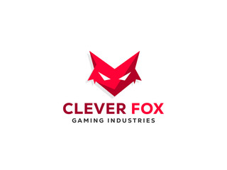 Clever Fox Logo | Fox Logo | Cat Logo | Night | Meow | Gaming | Gamer | Game