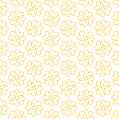 Digital png illustration of yellow hearts pattern on transparent background