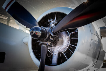 plane engine detail