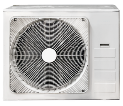 air conditioner coil on a white background, isolated