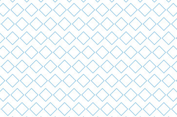 Digital png illustration of rows of blue diamonds pattern on transparent background